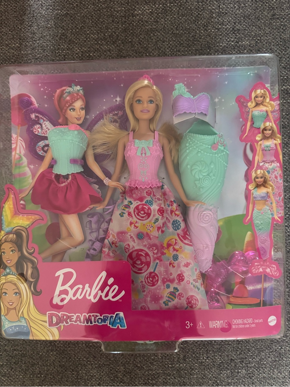 Barbie Dreamtopia Movie Mermaid Fairy Tale Wings Dress Up Gift Set DHC39 2016